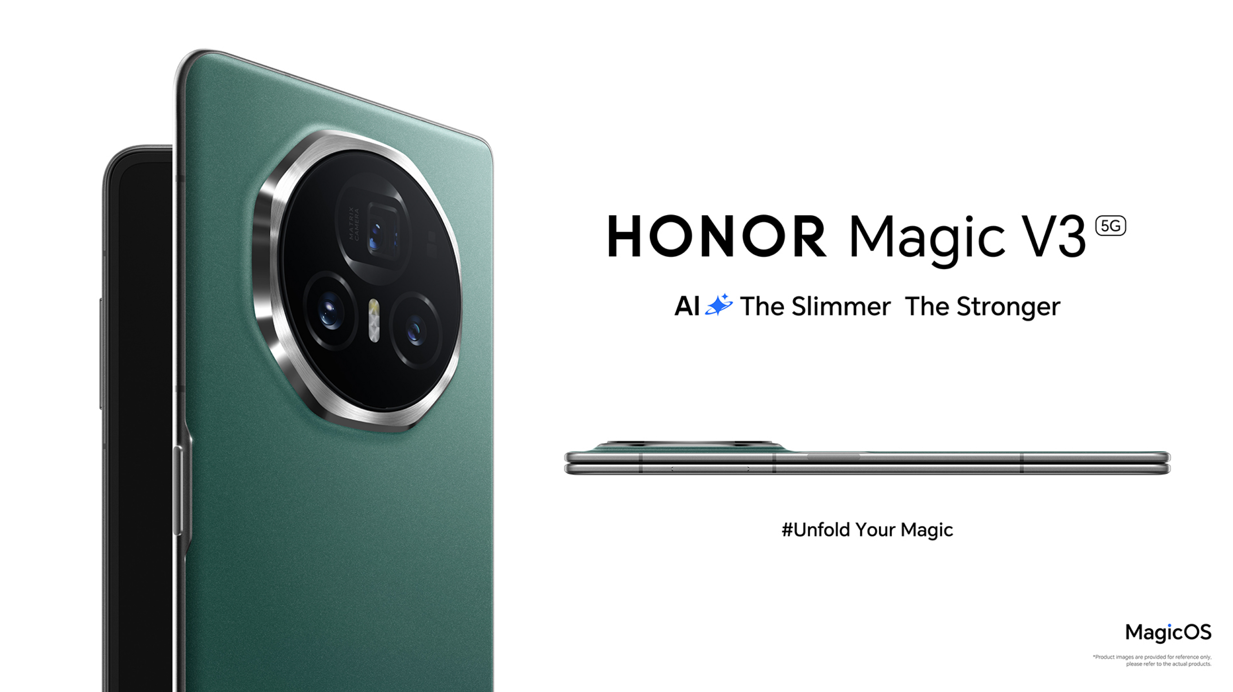 Honor Magic V3 5G/12GB/512GB - Mossy Green | Harvey Norman Malaysia